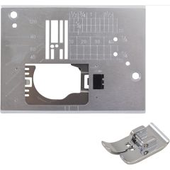 Straight Stitch Needle Plate with Straight Stitch foot for 3160, 4120, 49360, 11000, 5300QDC (860405906)