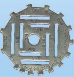 Stitch Seam and Needle Space Measuring Tool