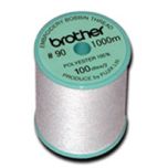 Brother EBTPE 90 weight White Embroidery Bobbin Thread