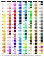 Exquisite Thread - Mini King 1,000M Color Chart