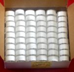 Janome Prewound Bobbins in 108 Count Box White (OUT OF STOCK)