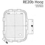 Janome Embroidery Hoop RE20B for 400e 500e 550e