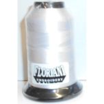 Floriani PF0800 Embroidery Thread White 1000