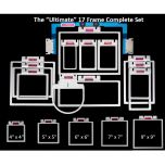 Durkee EZ Frames 17 Piece Embroidery Frame Ultimate Set 