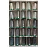 Exquisite 25 Shades of Gray Embroidery Thread Set